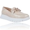 Wonders A-2405 Rose Casual Leather Moccasin Shoes for Women