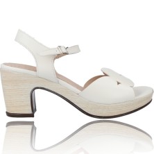 Leather Sandals with Heel...