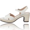 Leather Sandals with Heel and Platform for Women by Wonders F-5880-P