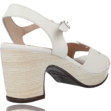 Calzados Vesga Sandalias de Piel con Tacón para Mujer de Wonders F-5880-P foto 8