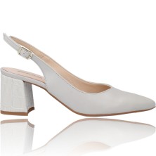 Leather Pumps Without Heel...