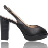 Leather Dress Shoes with Platform for Women by Patricia Miller 5553