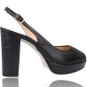Zapatos Vestir de Piel con Plataforma para Mujer de Patricia Miller 5553