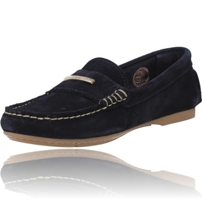 Leather Moccasin Shoes for Women by Martinelli Leyre 1413-3408SYM