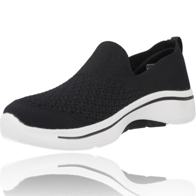 Calzados Vesga Zapatillas Deportivas sin Cordones para Mujer de Skechers Go Walk Arch Fit 124418 foto 1