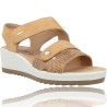 Leather Wedge Sandals for Women by Igi&Co 16665