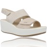 Leather Wedge Sandals for Women by Igi&Co 16678