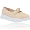 Wonders Evo A-2421 Casual Leather Wedge Shoes for Women