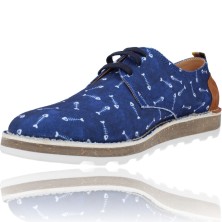 Calzados Vesga Zapatos Casual con Cordones para Hombres de Partelas Tarifa color marino foto 4