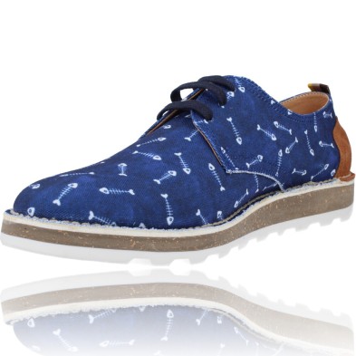 Calzados Vesga Zapatos Casual con Cordones para Hombres de Partelas Tarifa color marino foto 1