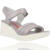 Leather Wedge Sandals for Women by Weekend Maldonado 16303