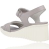 Leather Wedge Sandals for Women by Weekend Maldonado 16303