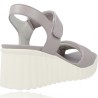 Leather Wedge Sandals for Women by Weekend Maldonado 16303