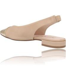 Calzados Vesga Zapatos Planos de Piel para Mujer de Patricia Miller 5517 color Oro foto 6