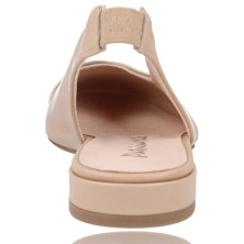 Calzados Vesga Zapatos Planos de Piel para Mujer de Patricia Miller 5517 color Oro foto 7