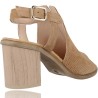 Leather Heeled Sandals for Women by Patricia Miller 5525