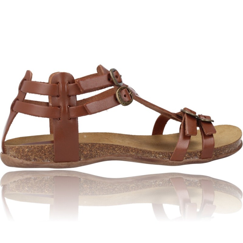 Sandalias Planas Romanas Mujer de Kickers Ana 281777
