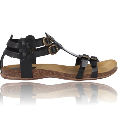 Sandalias Planas Romanas de Piel para Mujer de Kickers Ana 281777-50