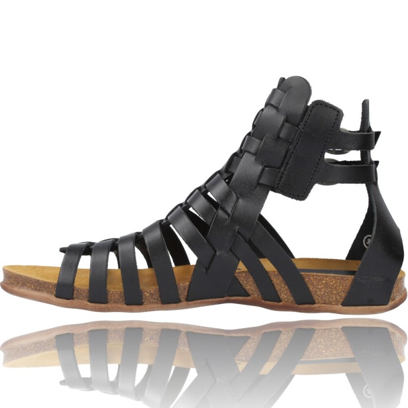 Sandalias Planas Romanas De Piel para Mujer de Kickers Anaspart 420271-50