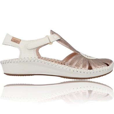Leather Wedge Sandals for Women by Pikolinos P.Vallarta 655-0575CLC1