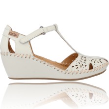 Sandalias de Piel con Cuña...