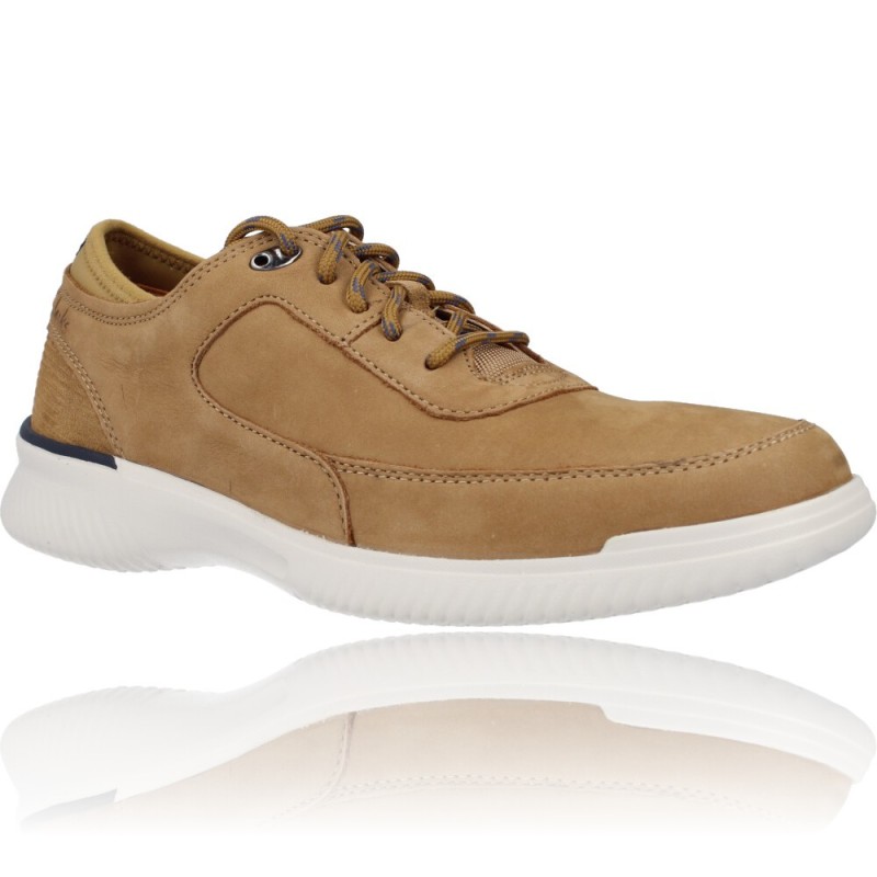 Zapatos Deportivos Casual de Piel para Hombre de Clarks Donaway Lace