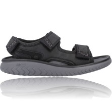 Calzados Vesga Sandalias Casual Veganas para Hombre de Clarks Wesley Bay color negro foto 1