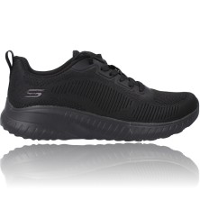 Calzados Vesga Deportivas Casual para Mujer de Skechers 117209 Bobs Squad Chaos - Face Off color negro foto 1