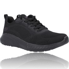 Calzados Vesga Deportivas Casual para Mujer de Skechers 117209 Bobs Squad Chaos - Face Off color negro foto 2