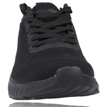 Calzados Vesga Deportivas Casual para Mujer de Skechers 117209 Bobs Squad Chaos - Face Off color negro foto 3