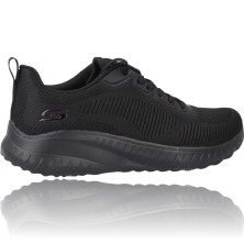 Calzados Vesga Deportivas Casual para Mujer de Skechers 117209 Bobs Squad Chaos - Face Off color negro foto 9