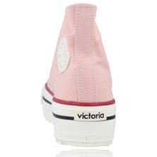 Calzados Vesga Deportivas Botín para Mujer de Victoria Tribu Doble Sierra Lona 1061121 color rosa foto 7