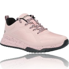Calzados Vesga Zapatillas Deportivas Casual Sneakers para Mujeres de Skechers 117186 Bobs Squad 3 color rosa foto 2