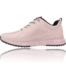 Calzados Vesga Zapatillas Deportivas Casual Sneakers para Mujeres de Skechers 117186 Bobs Squad 3 color rosa foto 5