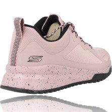 Calzados Vesga Zapatillas Deportivas Casual Sneakers para Mujeres de Skechers 117186 Bobs Squad 3 color rosa foto 8