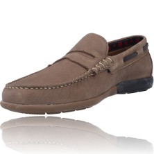 Calzados Vesga Zapatos Mocasín de Piel para Hombre de Callaghan 11801 Mediterrani color taupe foto 4