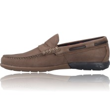 Calzados Vesga Zapatos Mocasín de Piel para Hombre de Callaghan 11801 Mediterrani color taupe foto 5