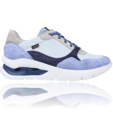 Calzados Vesga Deportivas Casual de Piel para Mujer de Callaghan 45811 Aria color azul foto 1