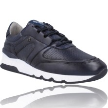 Calzados Vesga Zapatos Deportivos de Piel para Hombre de Martinelli Newport 1513-2556L2 color azul foto 2