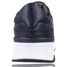 Calzados Vesga Zapatos Deportivos de Piel para Hombre de Martinelli Newport 1513-2556L2 color azul foto 7