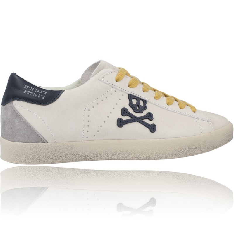 Deportivas Casual Bambas de Piel Hombres de Scalpers 33015 MS Henry Sneakers