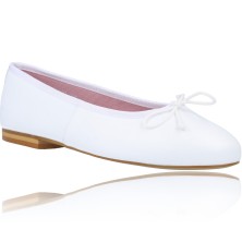 Calzados Vesga Zapatos Bailarinas para Mujer de Callaghan 25000 Nora-H color blanco foto 2