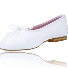 Calzados Vesga Zapatos Bailarinas para Mujer de Callaghan 25000 Nora-H color blanco foto 4