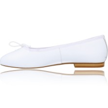 Calzados Vesga Zapatos Bailarinas para Mujer de Callaghan 25000 Nora-H color blanco foto 5