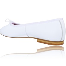Calzados Vesga Zapatos Bailarinas para Mujer de Callaghan 25000 Nora-H color blanco foto 6