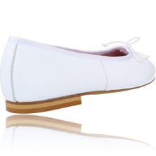 Calzados Vesga Zapatos Bailarinas para Mujer de Callaghan 25000 Nora-H color blanco foto 8