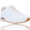 Skechers Damen Freizeitschuhe 155196 Uno - Shimmer Away