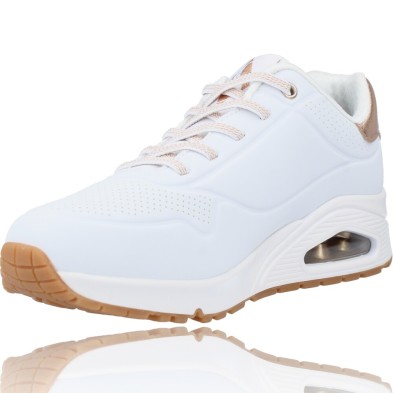 Zapatillas Deportivas Mujer de Skechers 155196BBK Uno - Shimmer Away
