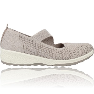 idioma Fusión Creyente Deportivas Merceditas Casual para Mujer de Skechers 100453 Up Lifted