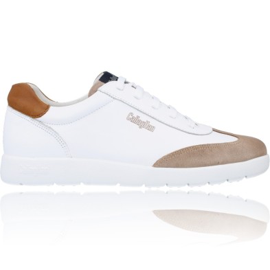 Deportivas Tenis Casual Hombre de Piel de Callaghan Amanci 43708